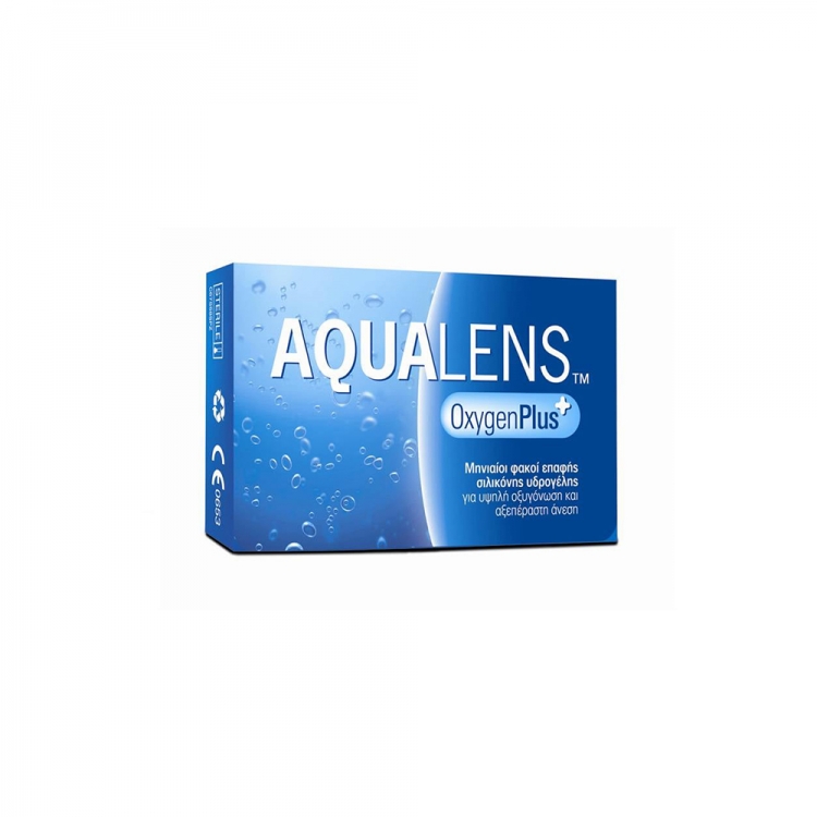 Aqualens Oxygen Plus Μυωπίας Μηνιαίοι 3τεμ