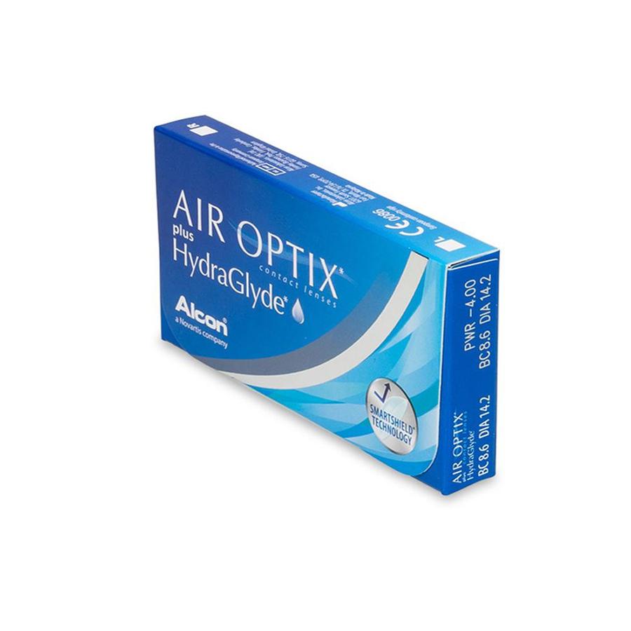 Air Optix Hydraglyde Μυωπίας Μηνιαίοι 6τεμ