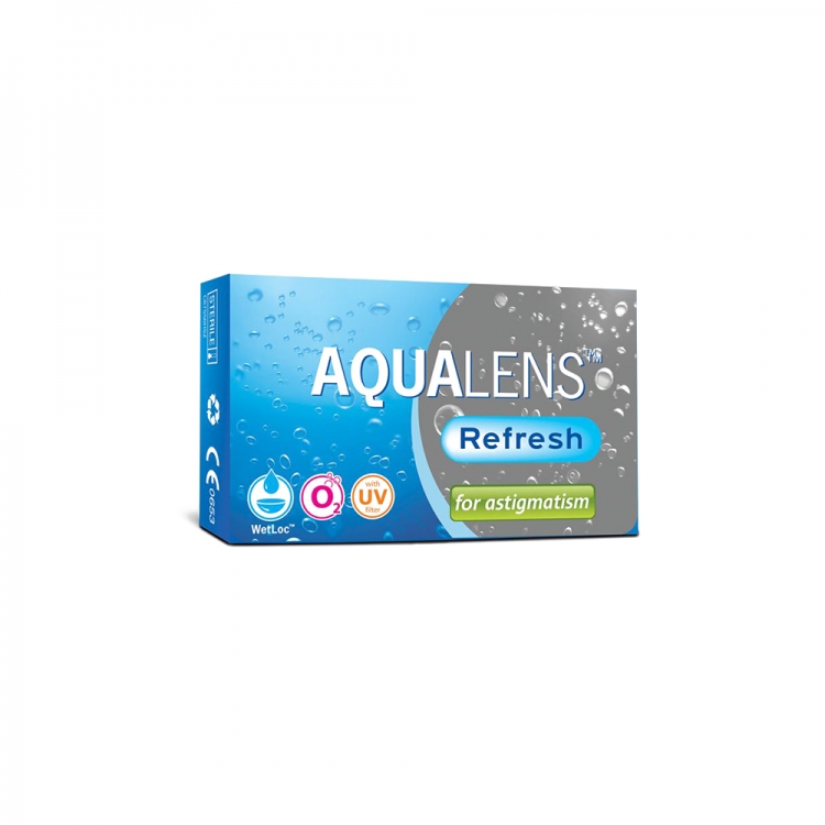 Aqualens Refresh For Astigmatism Μηνιαίοι 3τεμ