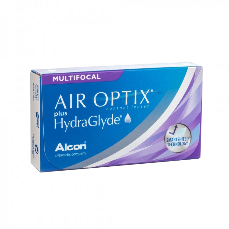 Alcon Air Optix Plus Hydraglyde Multifocal Πολυεστιακοί Μηνιαίοι 6τεμ.